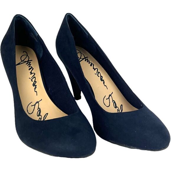 New American Rag Women Classic Shoes Felix High Heel 3" Pumps Blue Navy US 10 - Picture 1 of 8